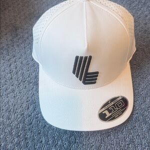 White golf hat